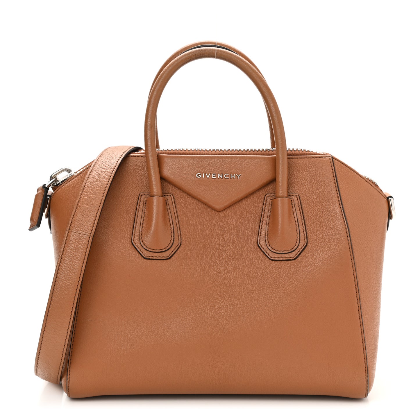 Sugar Goatskin Small Antigona Caramel