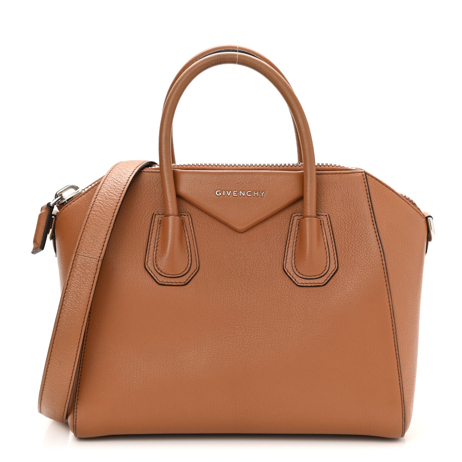 Givenchy Sugar Goatskin Small Antigona Caramel 1 of 8