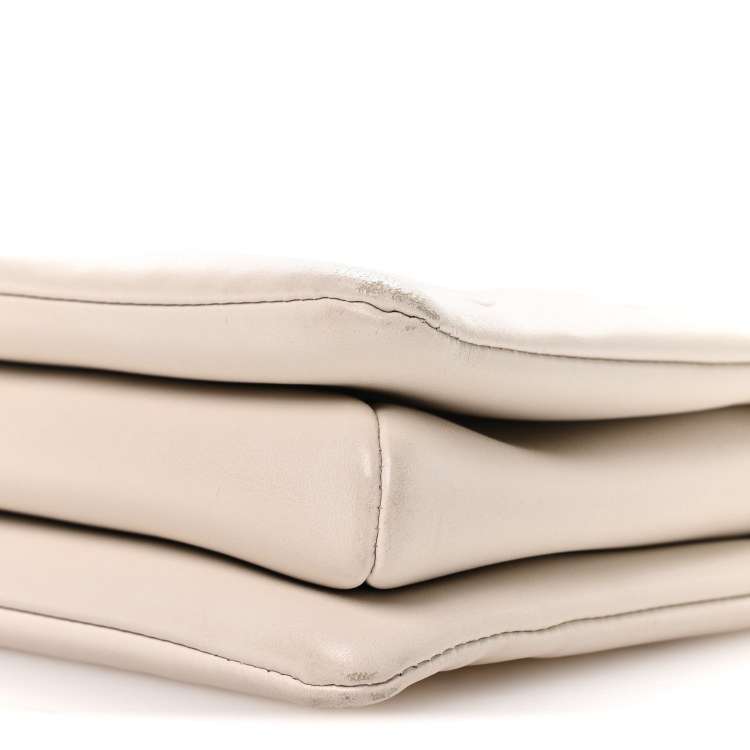 Louis Vuitton Lambskin Embossed Monogram Coussin PM Cream 1819665