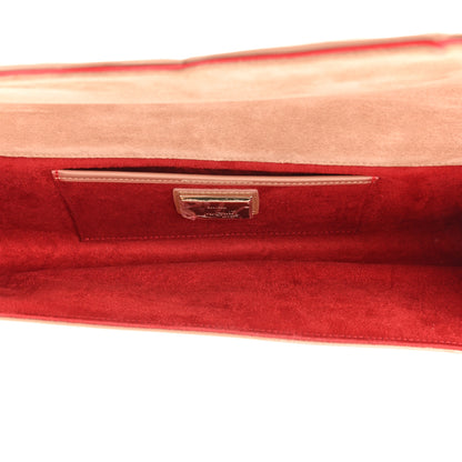 Christian Louboutin Patent So Kate Baguette Clutch Nude 5 of 13