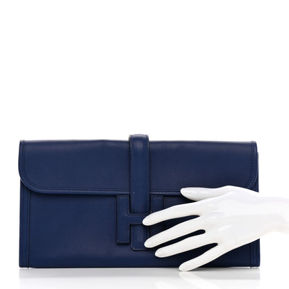 Hermes Swift Jige Elan 29 Clutch Bleu Saphir 2 of 7