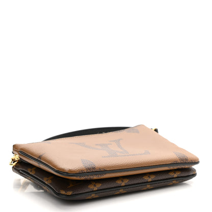 Louis Vuitton Reverse Monogram Giant Double Zip Pochette 4 of 12
