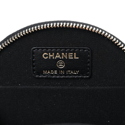 Chanel Caviar Quilted Round Handle With Care Vanity With Chain Black 7 of 10