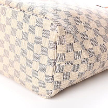 Louis Vuitton Damier Azur Neo Neverfull MM Rose Ballerine 9 of 15
