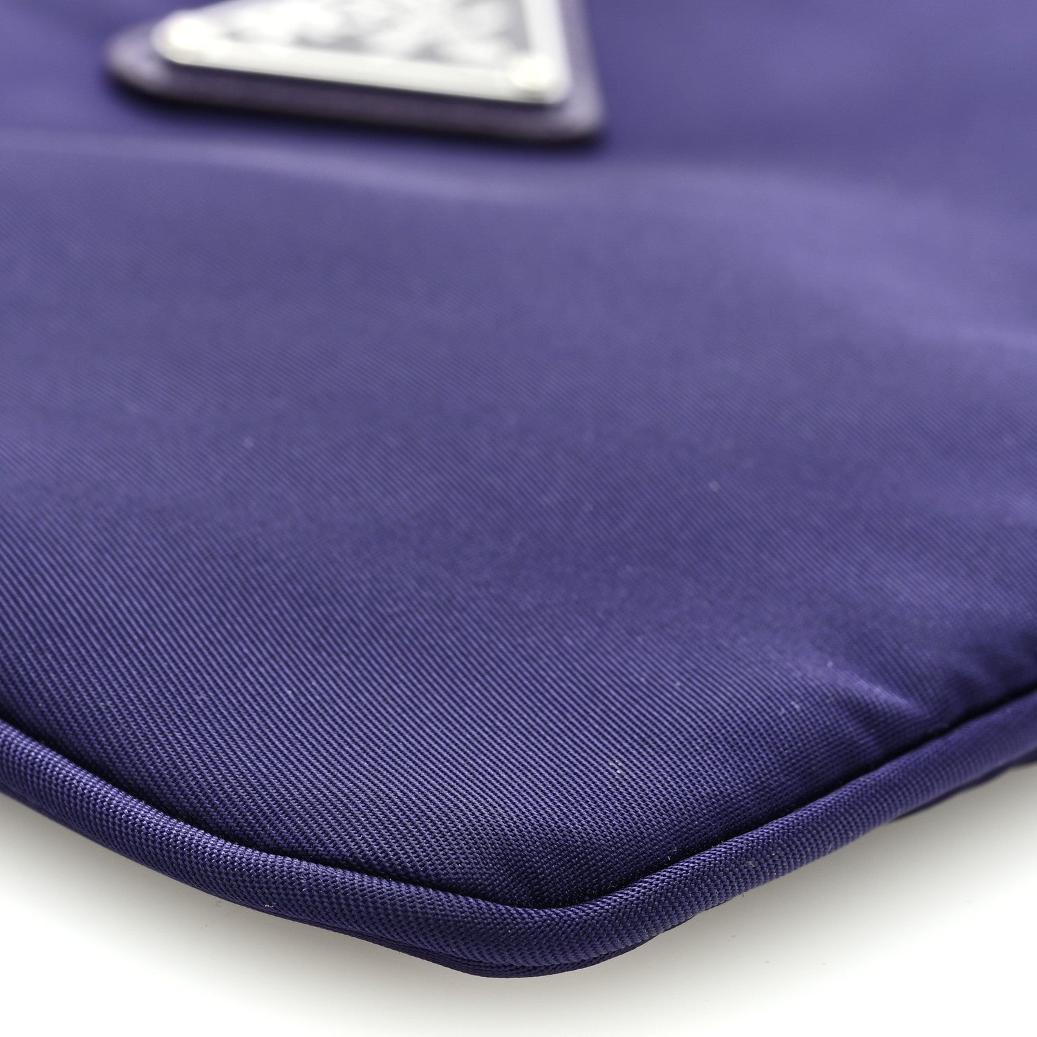 Prada Tessuto Nylon Saffiano Wristlet Viola 7 of 8