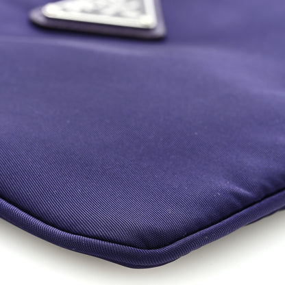 Prada Tessuto Nylon Saffiano Wristlet Viola 7 of 8