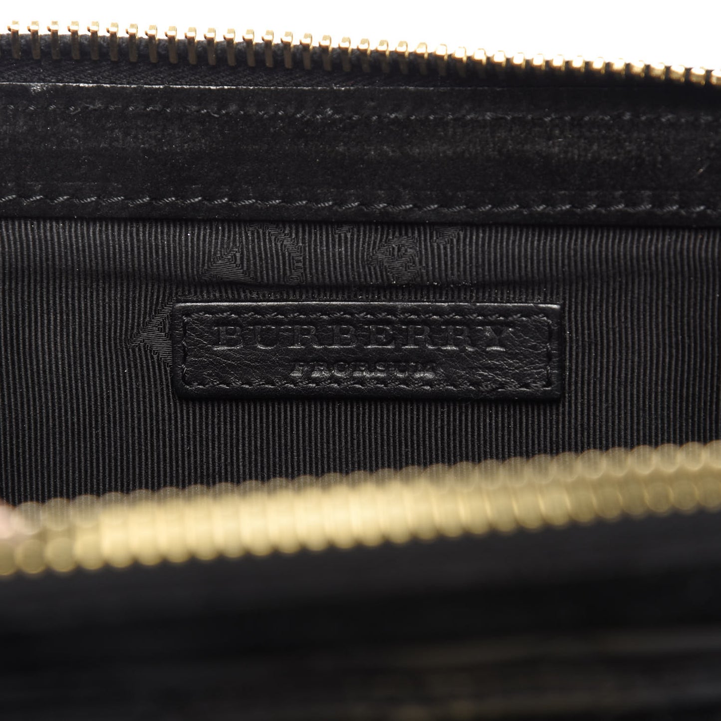 Nappa Suede Quilted Animal Clutch Black