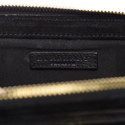 Burberry Nappa Suede Quilted Animal Clutch Black 6 of 8