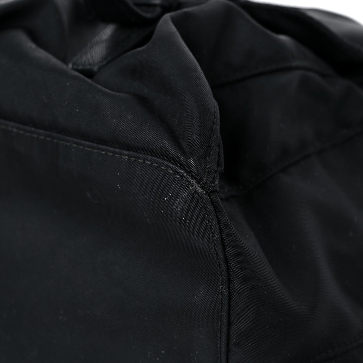 Tessuto Nylon Saffiano Medium Backpack Black