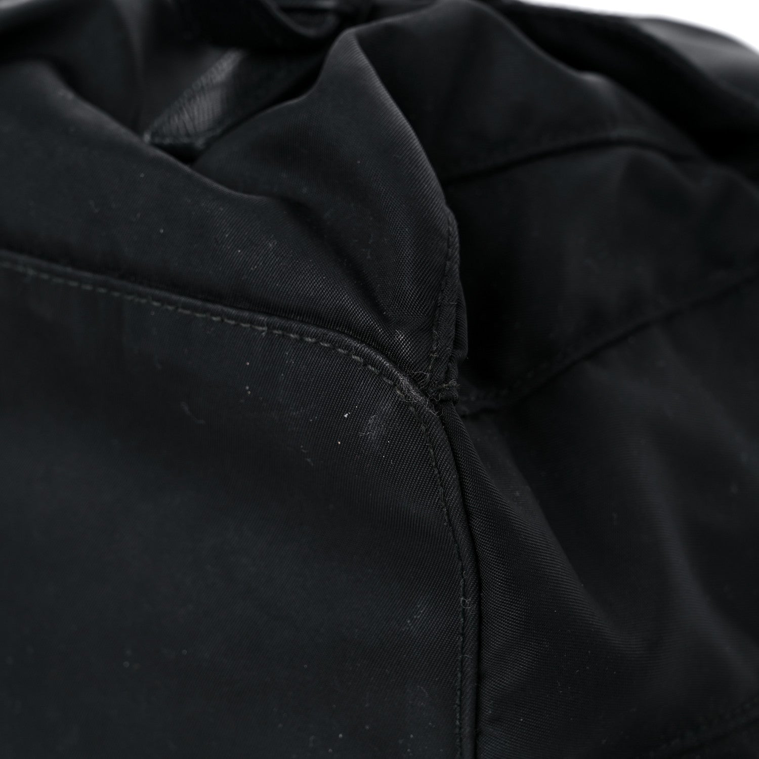 Prada Tessuto Nylon Saffiano Medium Backpack Black 9 of 24