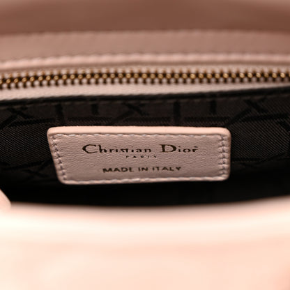 Christian Dior Lambskin Cannage Mini Lady Dior Rose Poudre 5 of 13
