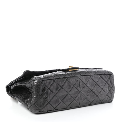 Chanel Metallic Aged Calfskin Quilted 2.55 Reissue 227 Flap Black 4 of 10