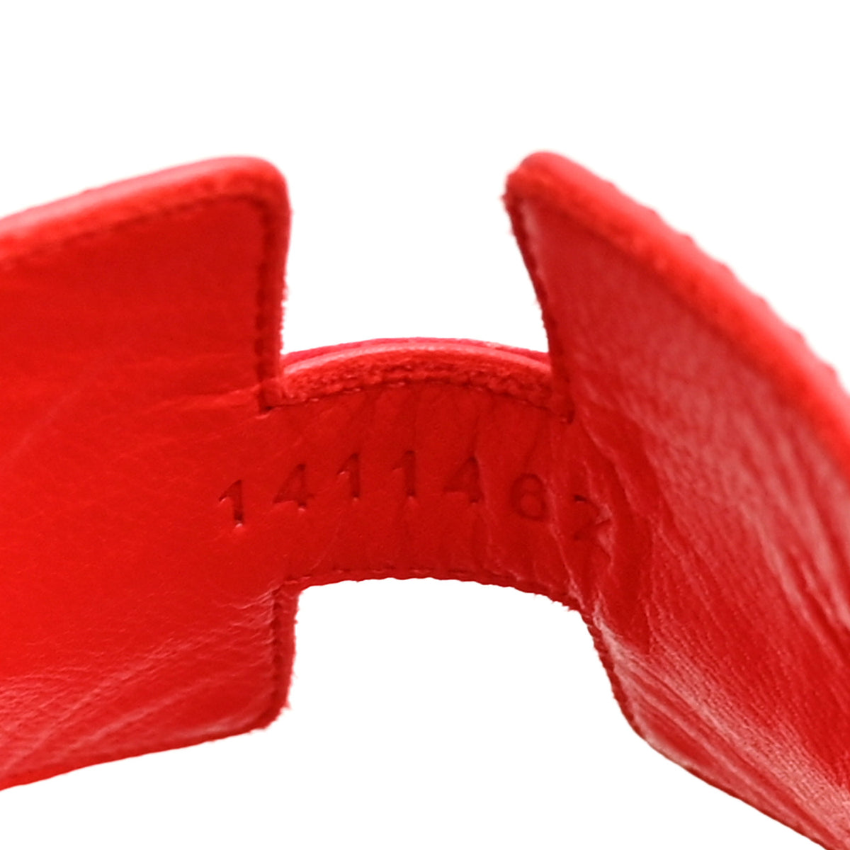 Hermes Calfskin Oasis Sandals 35.5 Rouge Bali 10 of 10