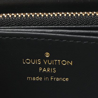 Louis Vuitton Lambskin Embossed Monogram Coussin Zippy Wallet Black 6 of 6