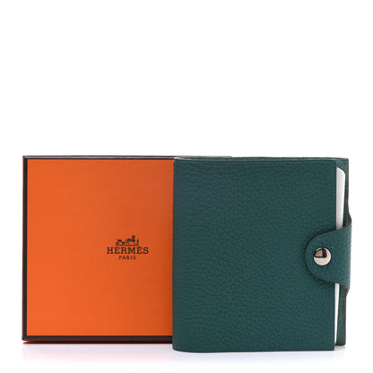 Hermes Togo Ulysse Mini Notebook Cover Malachite 10 of 10