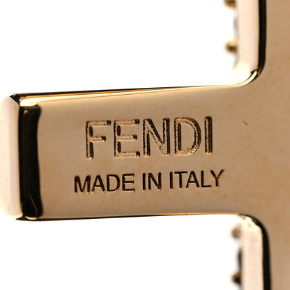 Fendi Metal Crystal First Single Earring 6 of 8