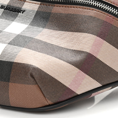 Burberry E-canvas Check Bum Bag Dark Birch Brown 9 of 9