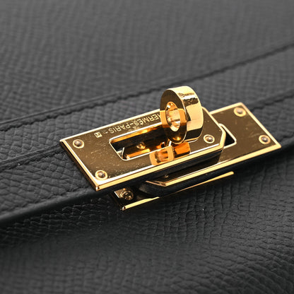Hermes Epsom Kelly Longue Wallet Black 15 of 15