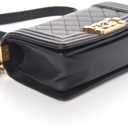 Chanel Caviar Quilted Small Boy Flap Black 8 of 10