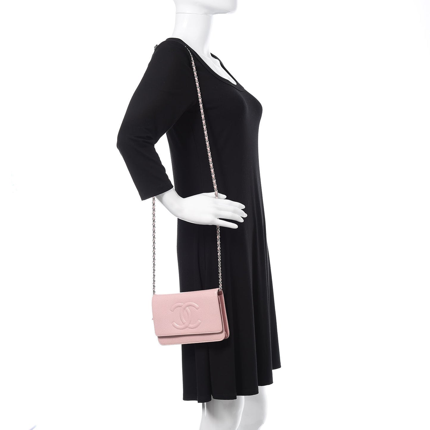 Caviar Timeless CC Wallet On Chain WOC Pink