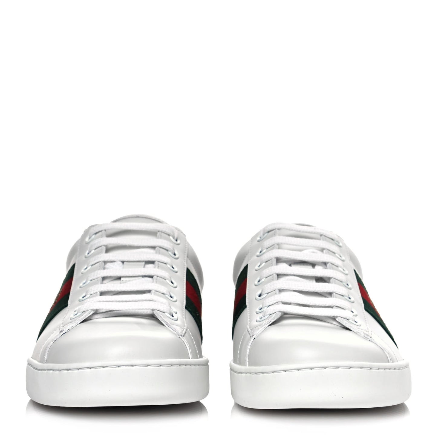 Miro Soft Calfskin Laminated Ayers Web Bee Embroidered Mens Ace Sneakers 8 White Red Flame Green