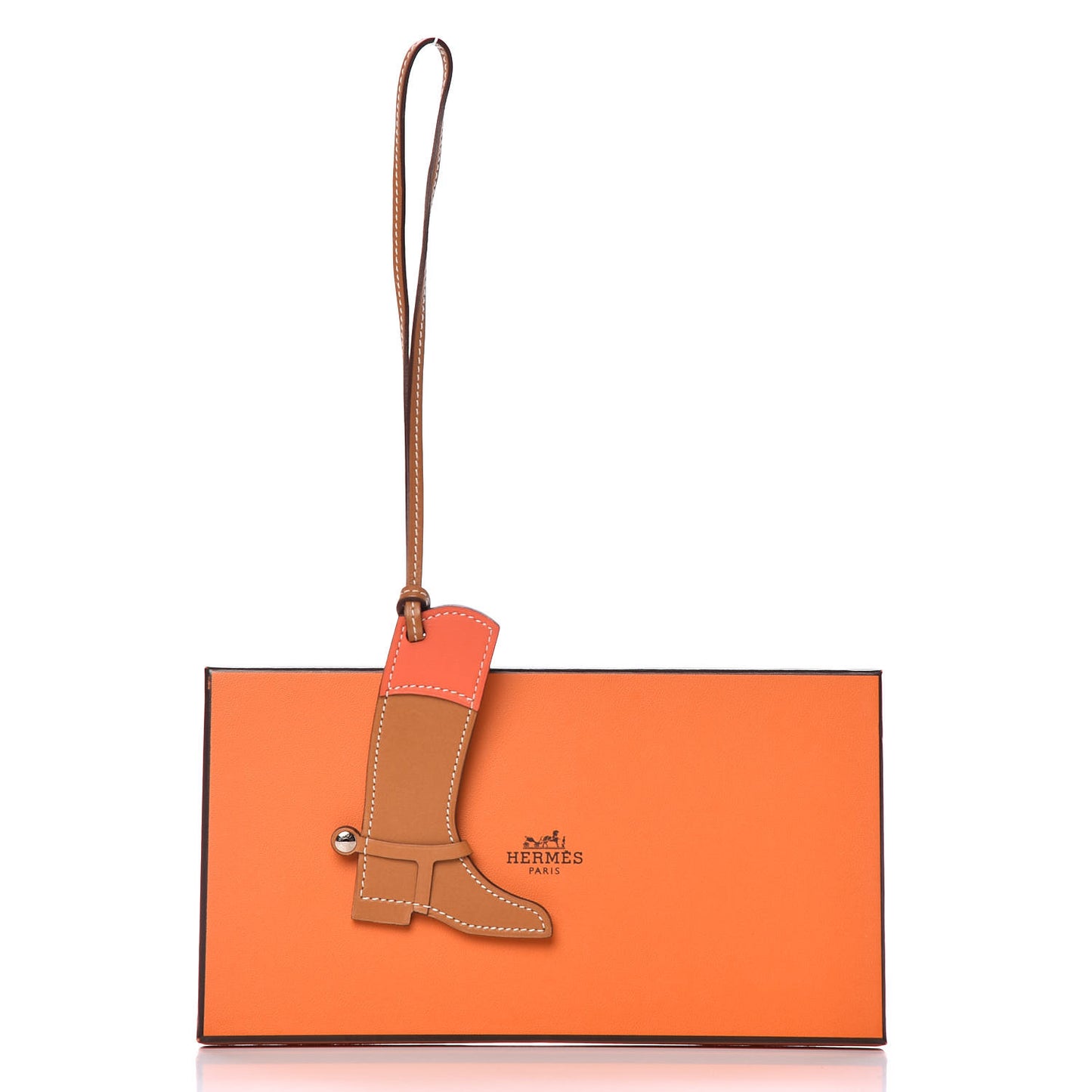 Butler Swift Paddock Botte Boot Bag Charm Natural Sable Orange