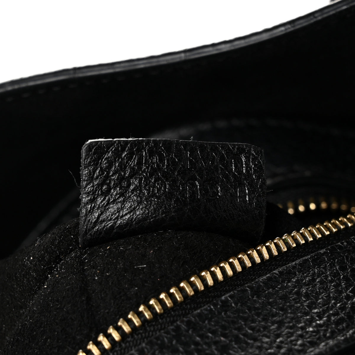 Soft Grained Calfskin Small Belt Cabas Phantom Black