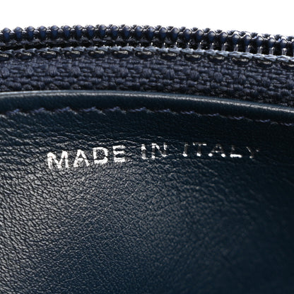 Chanel Caviar Timeless CC Wallet on Chain WOC Navy Blue 7 of 13