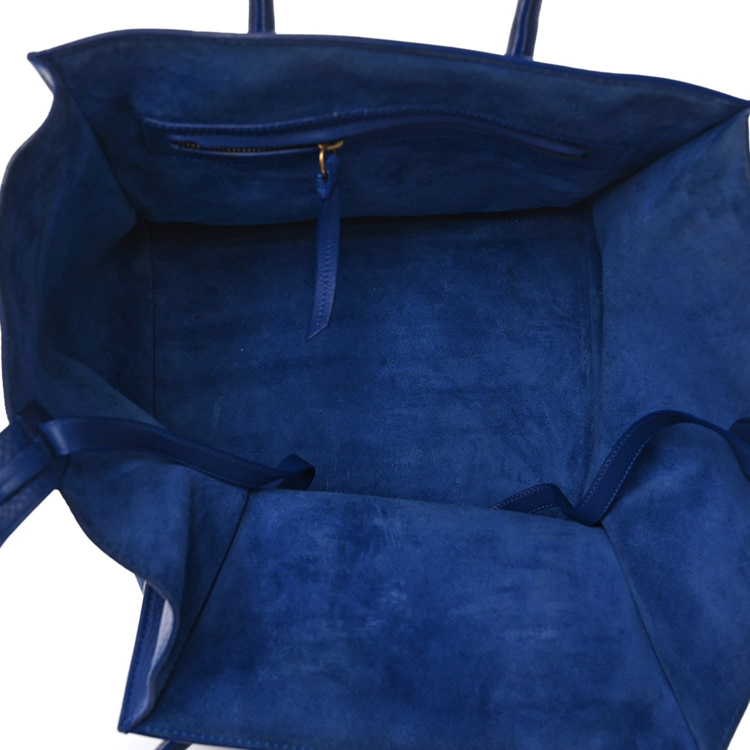 Celine Supple Calfskin Medium Phantom Luggage Indigo 5 of 12
