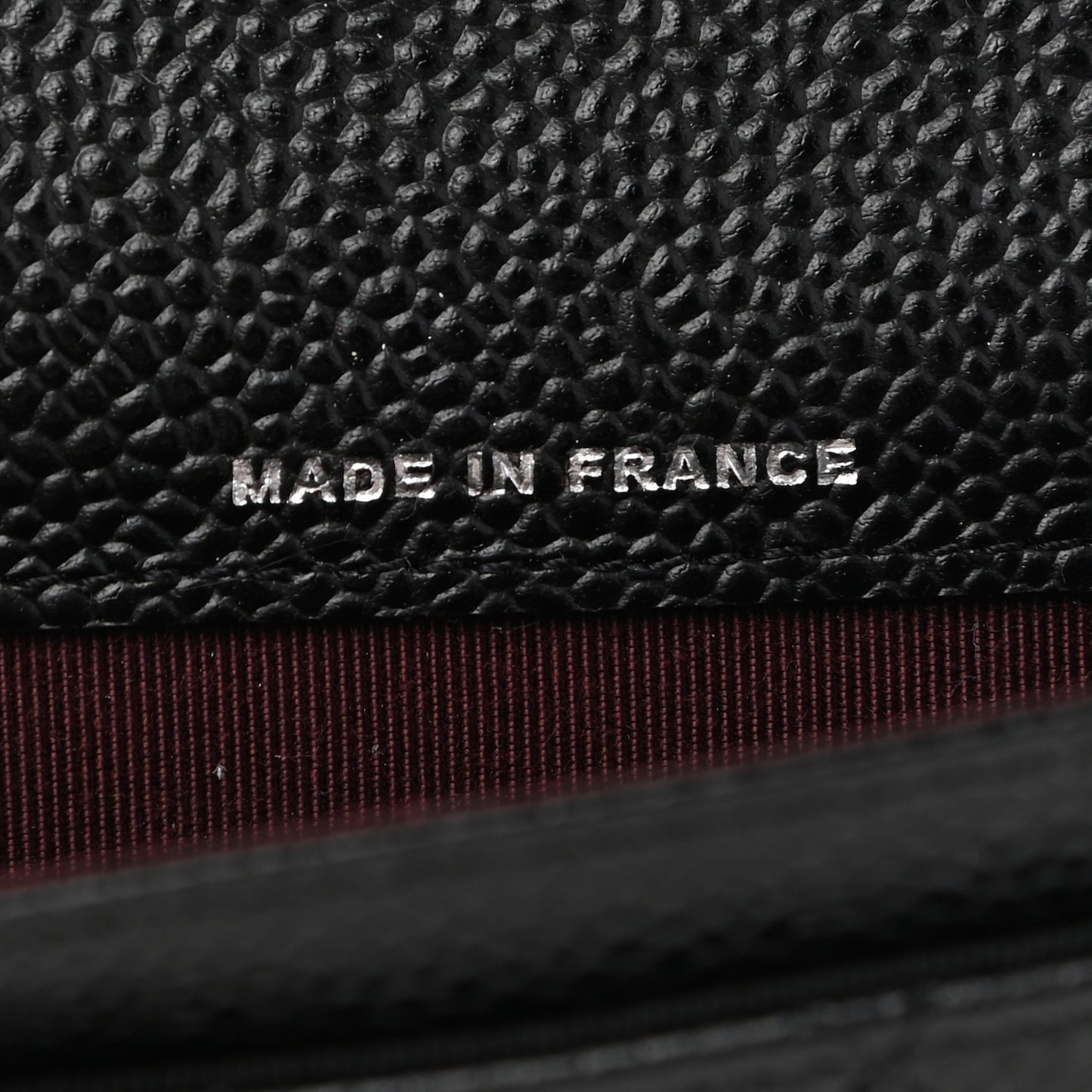 Caviar Quilted Flap Card Holder Black