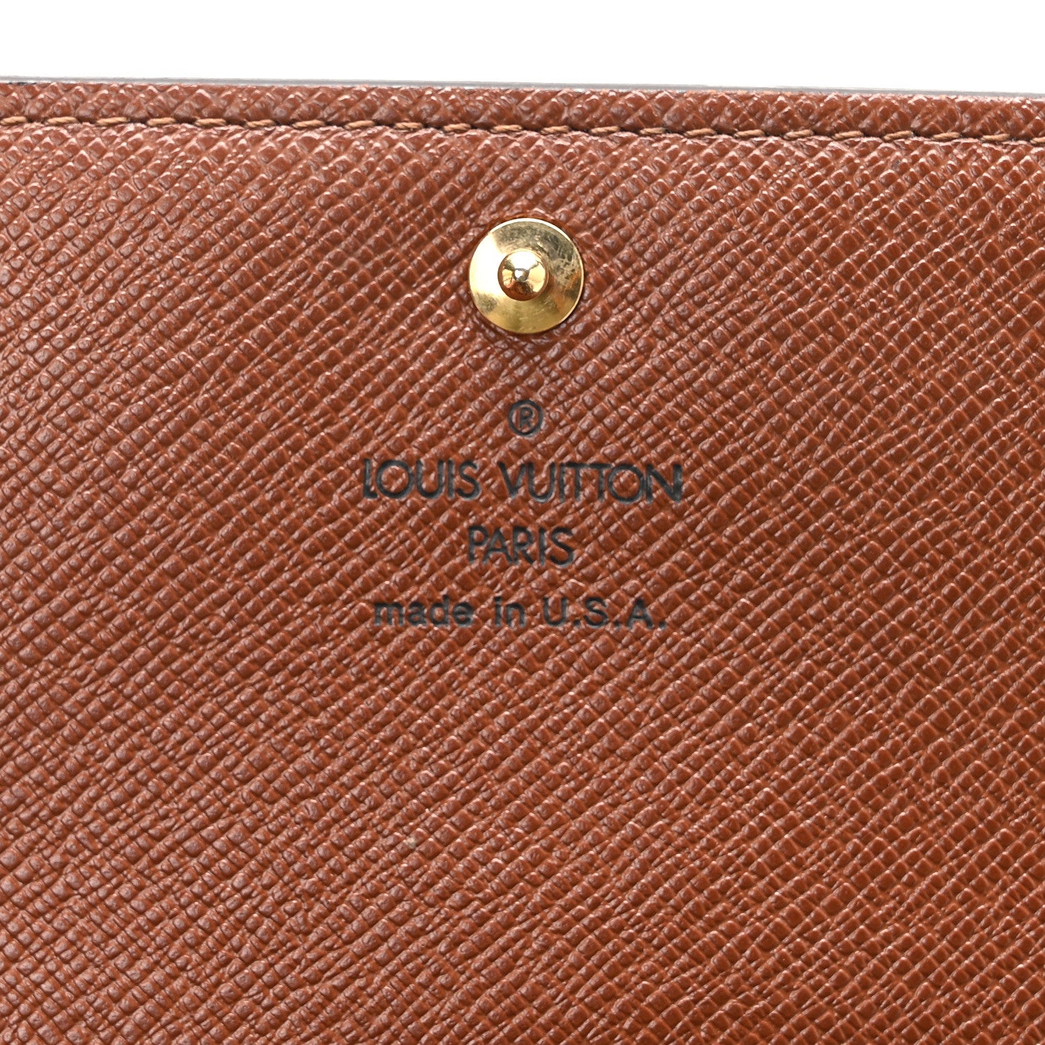 Louis Vuitton Monogram Porte-Monnaie Tresor Wallet 7 of 9