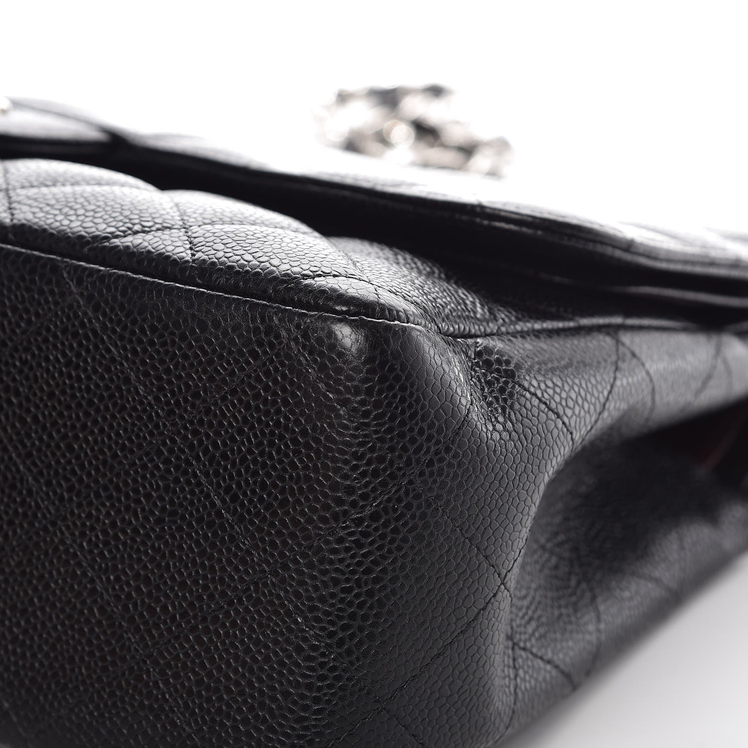 Chanel Caviar Quilted Jumbo Double Flap Black 10 of 10