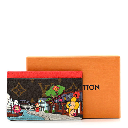 Louis Vuitton Monogram Christmas 2022 Animation China Chengdu Boutique Cardholder 7 of 7