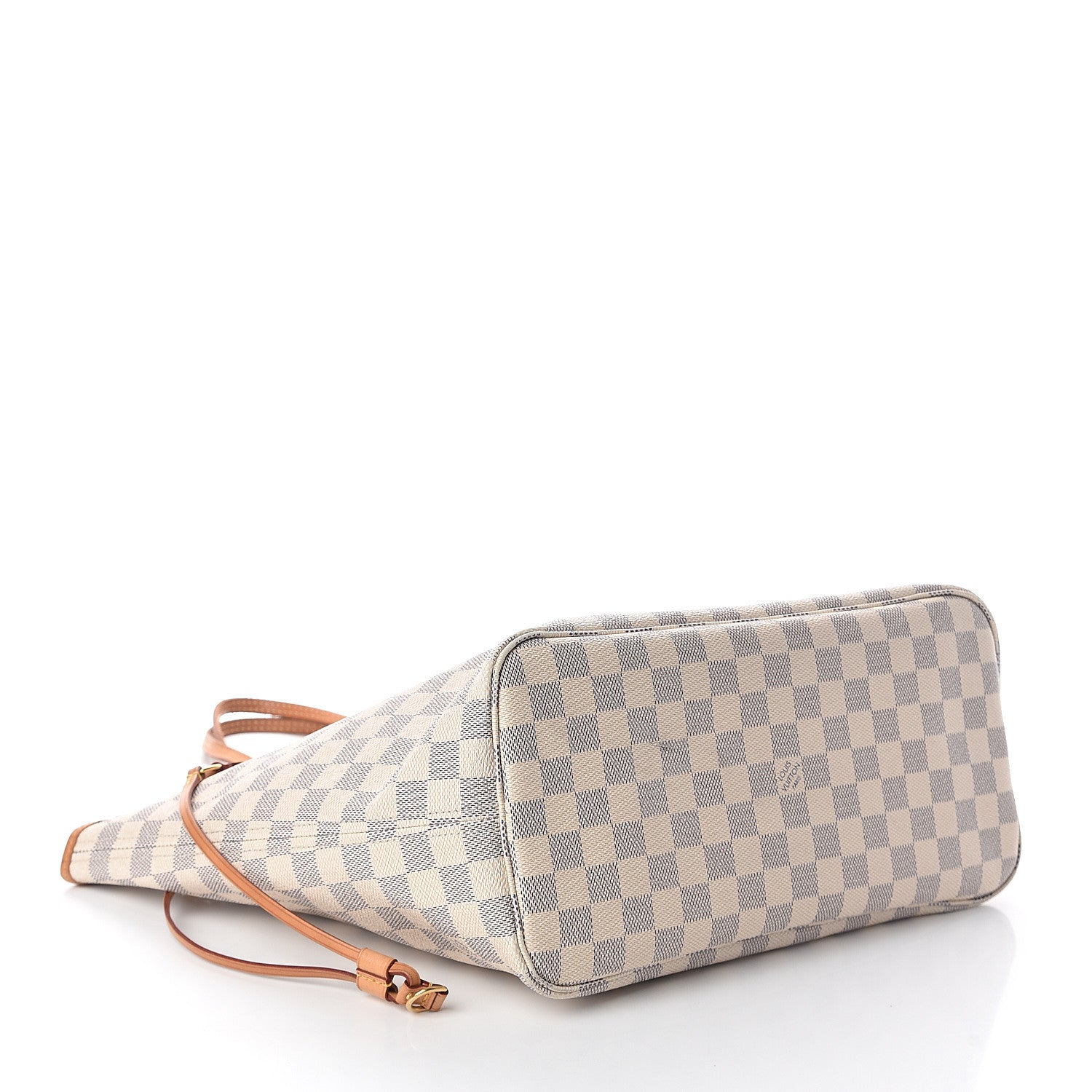 Louis Vuitton Damier Azur Neo Neverfull MM Rose Ballerine 3 of 11