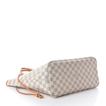 Louis Vuitton Damier Azur Neo Neverfull MM Rose Ballerine 3 of 11
