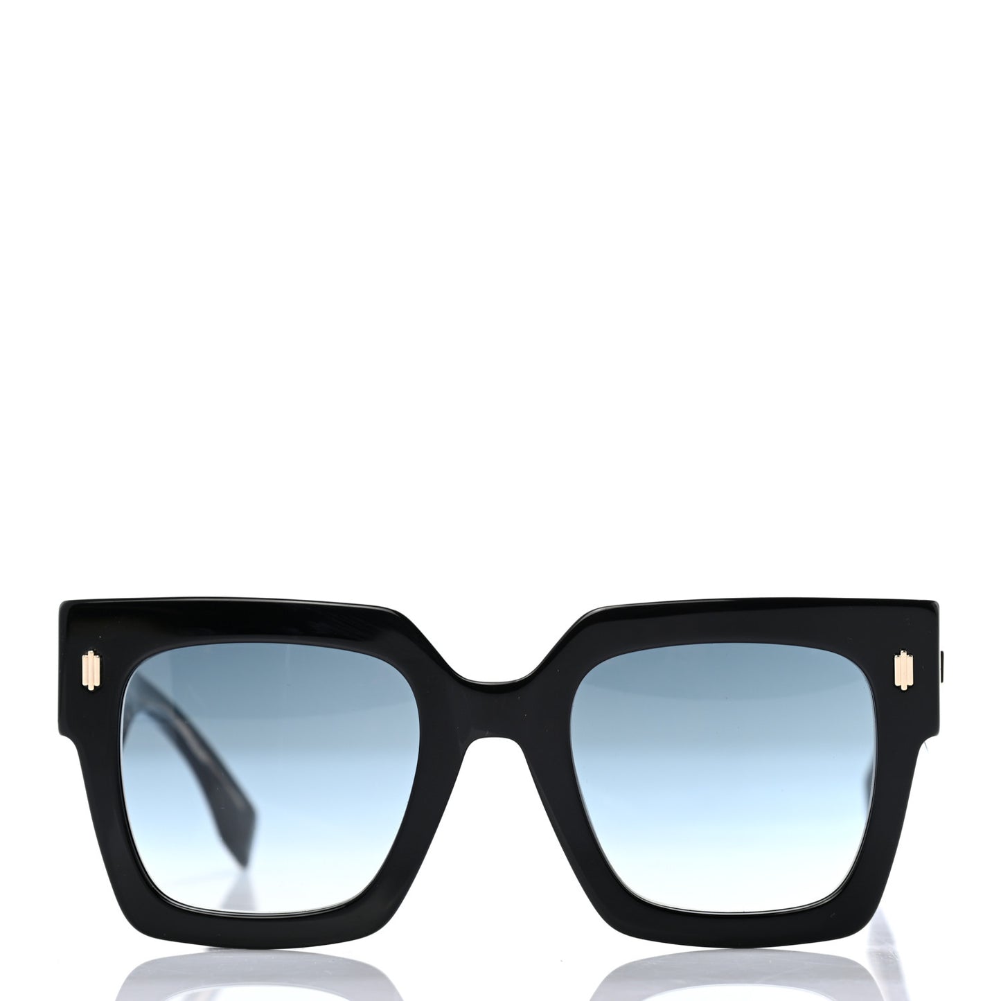 Acetate Fendi Roma Sunglasses FF 0457/G/S Black Blue