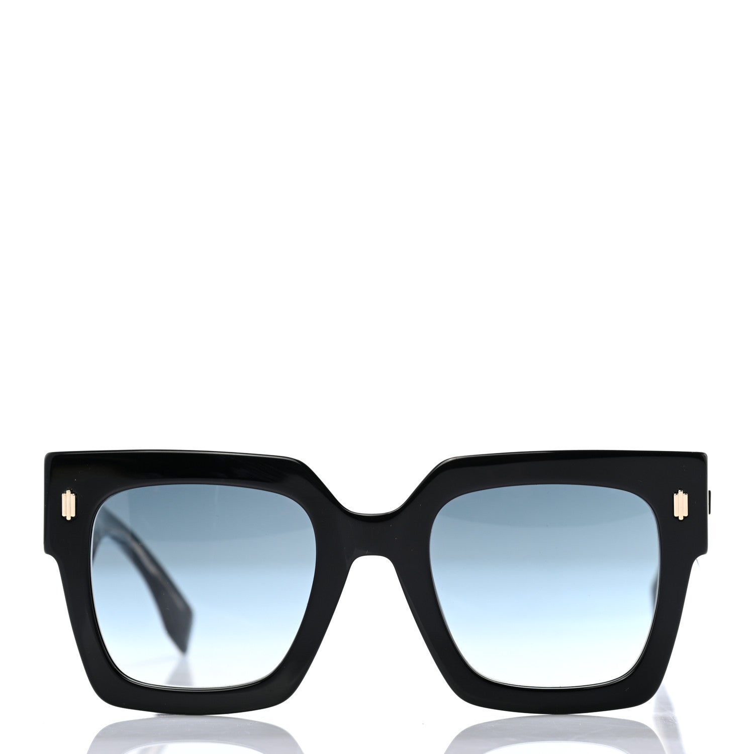 Fendi Acetate Fendi Roma Sunglasses FF 0457/G/S Black Blue 2 of 6