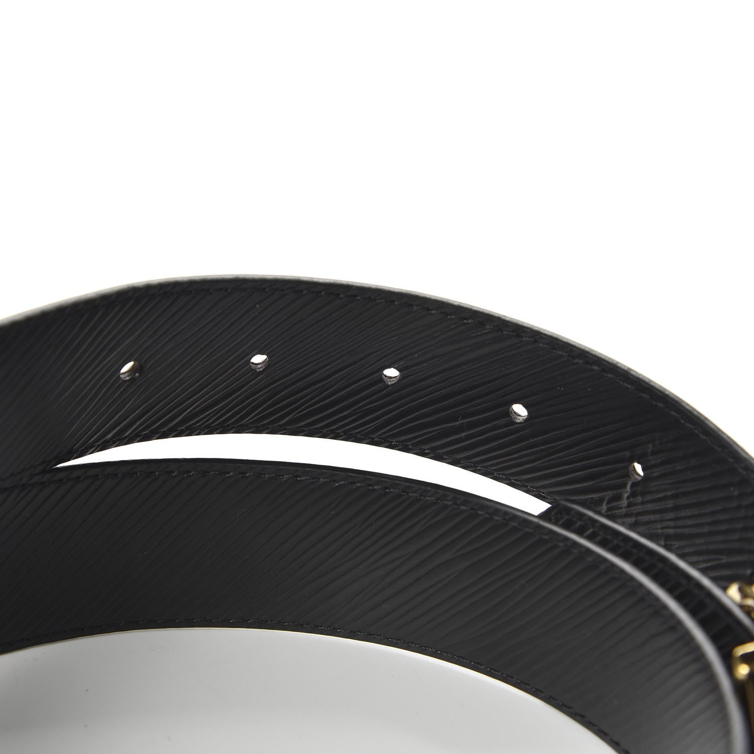 Louis Vuitton Monogram Epi 35mm LV Circle Reversible Belt 95 38 Black 4 of 5