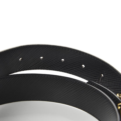 Louis Vuitton Monogram Epi 35mm LV Circle Reversible Belt 95 38 Black 4 of 5