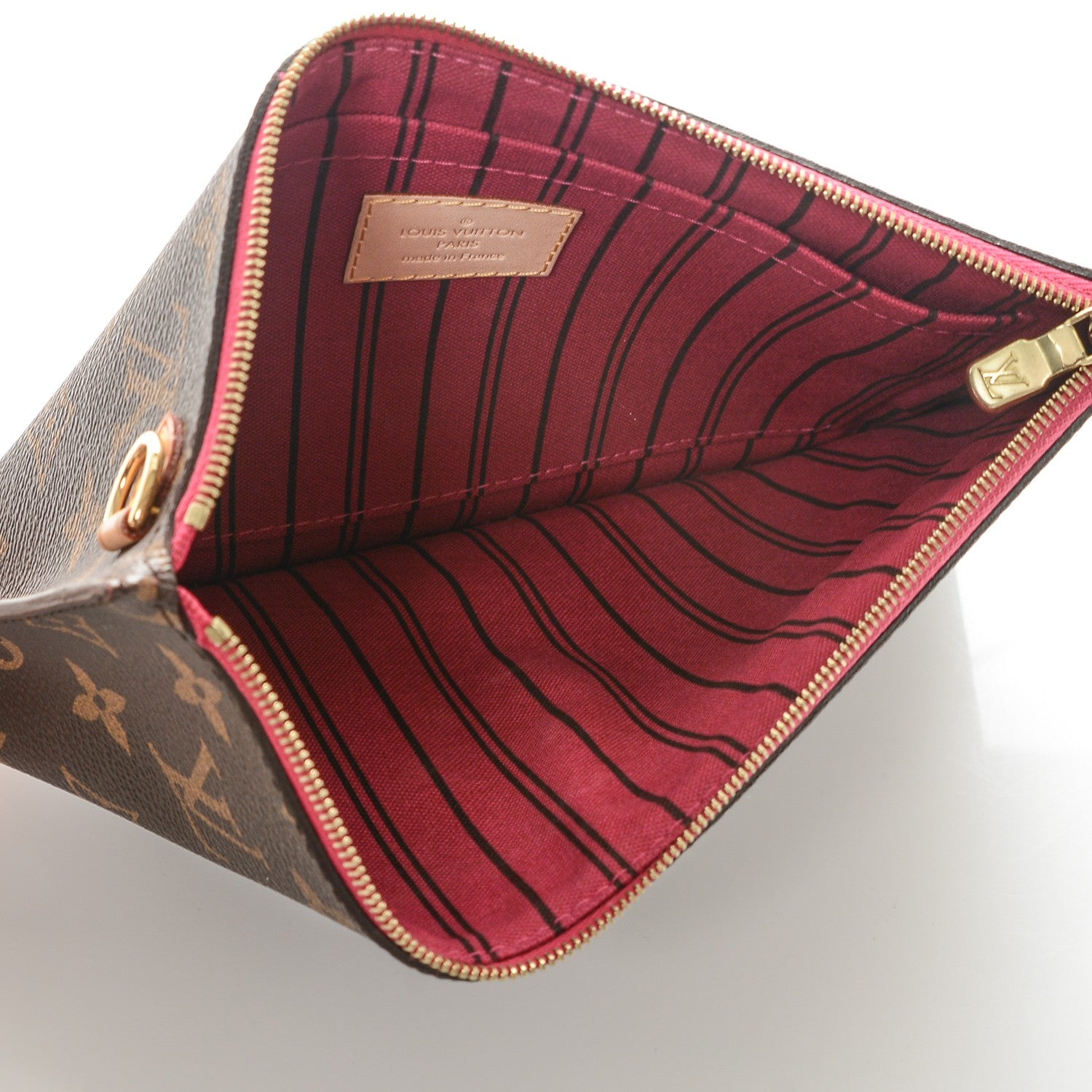 Louis Vuitton Monogram Neverfull MM GM Pochette Pivoine 5 of 7