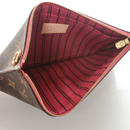 Louis Vuitton Monogram Neverfull MM GM Pochette Pivoine 5 of 7
