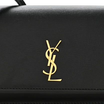 Saint Laurent Smooth Calfskin Monogram Phone Holder Crossbody Black 7 of 11