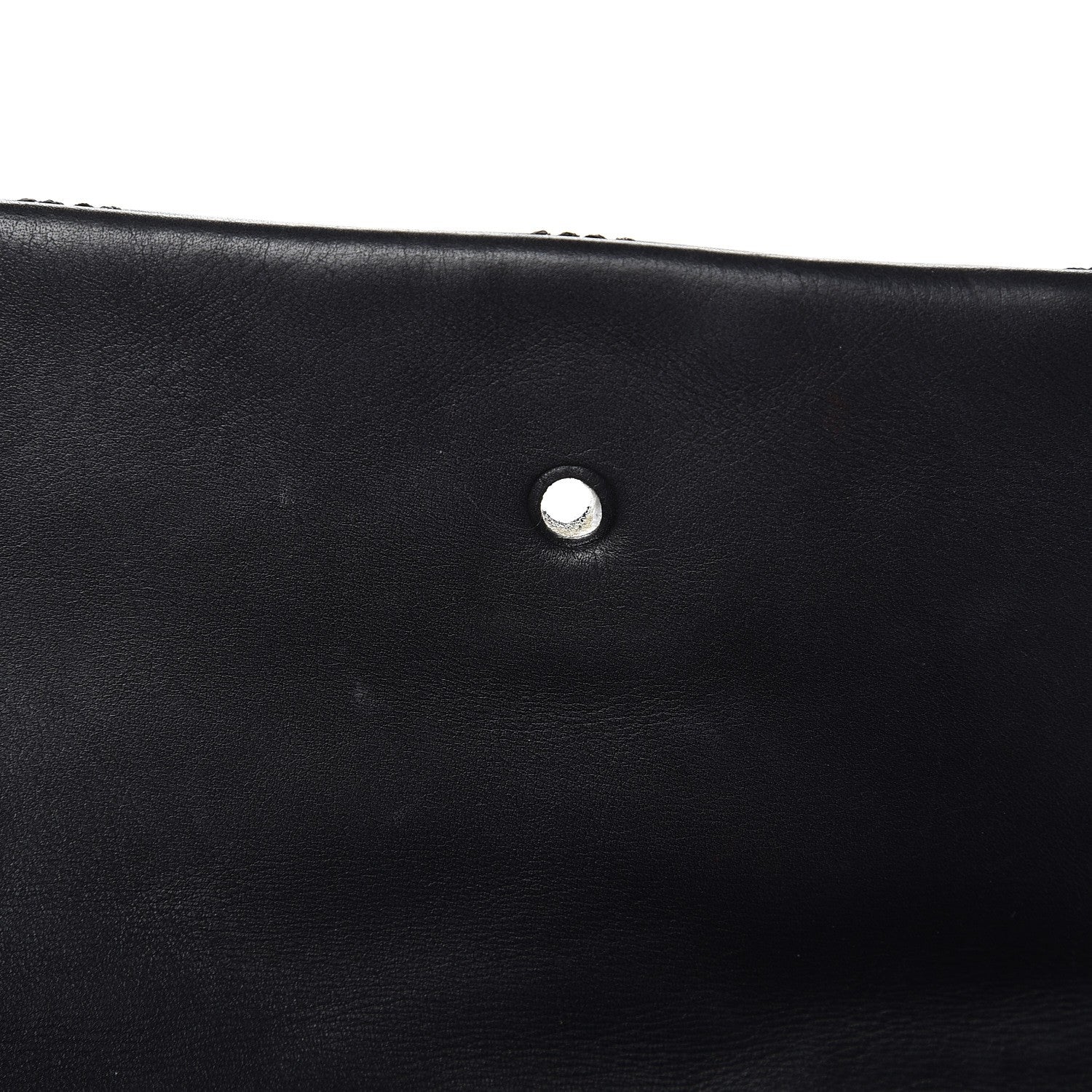 Chanel Calfskin Quilted Double Stitch Hamptons Clutch with Chain Black 11 of 11