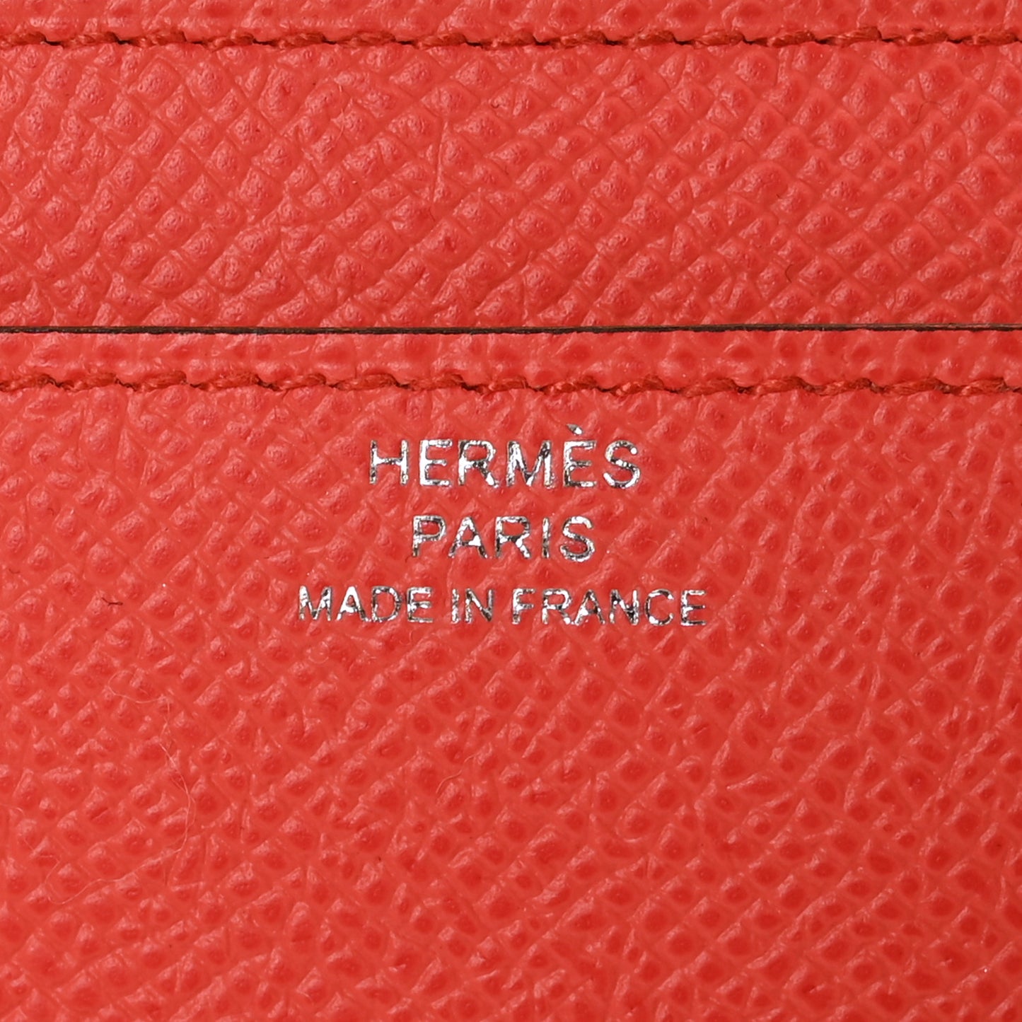Epsom Enamel Constance Wallet To Go Rose Texas Rouge De Coeur