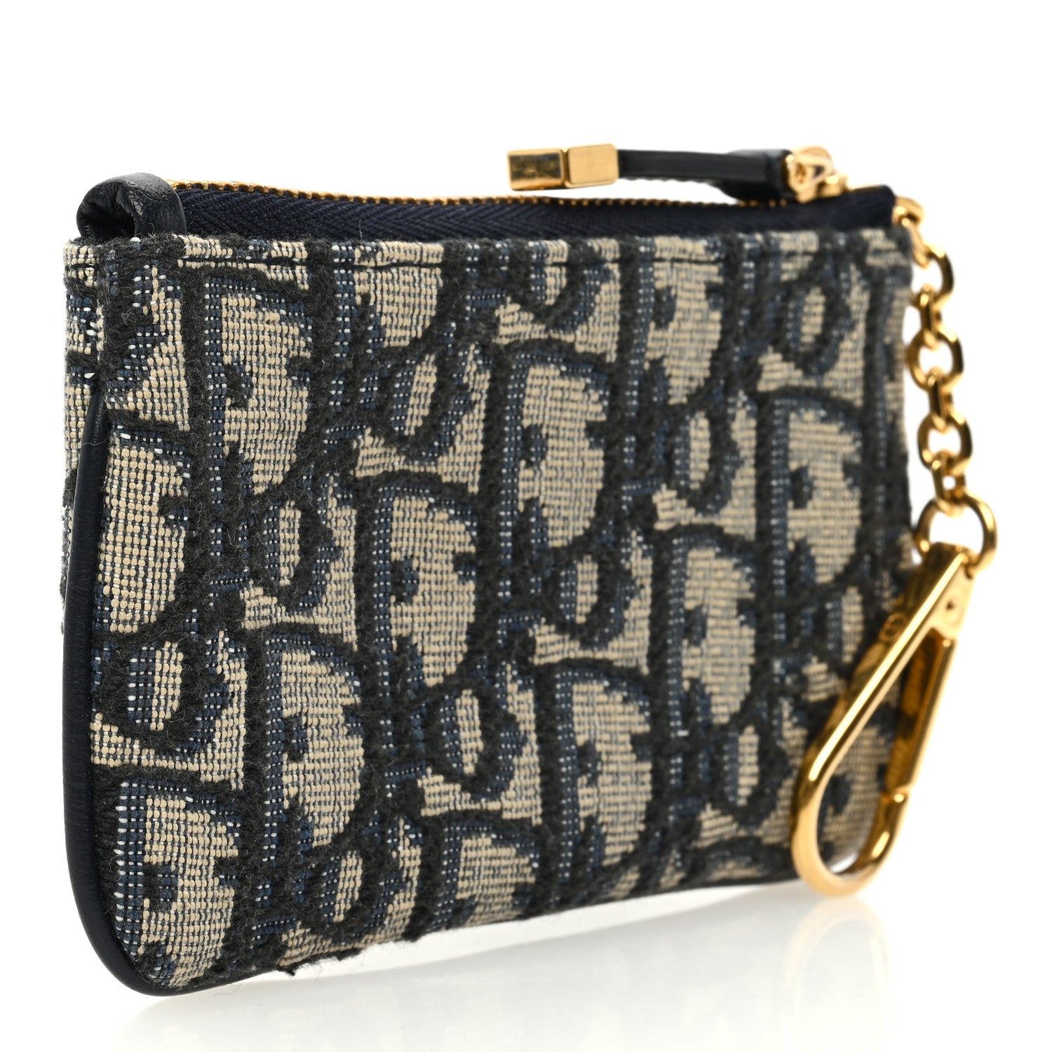 Christian Dior Oblique Key Case Blue 3 of 6