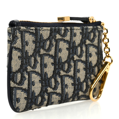 Christian Dior Oblique Key Case Blue 3 of 6