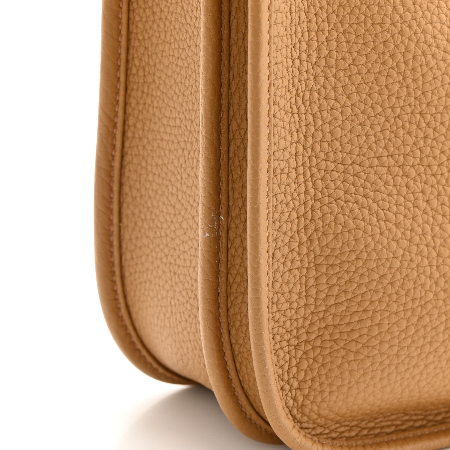 Hermes Taurillon Clemence Evelyne III PM Biscuit 12 of 14