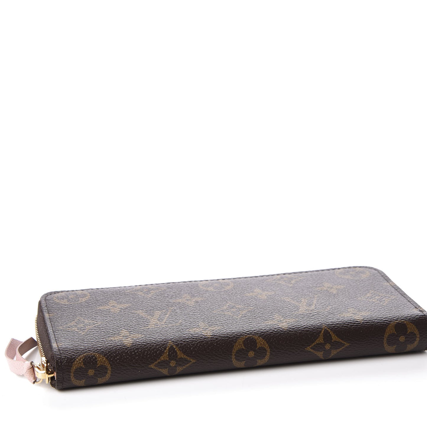 Monogram Clemence Wallet Rose Ballerine