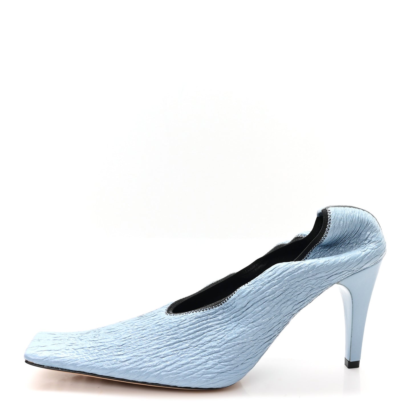 Crunch Calfskin Sharpei Pumps 37 Ice