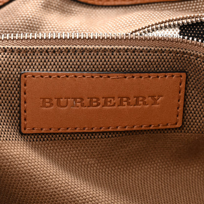 Burberry Grainy Calfskin House Check Medium Maidstone Saddle Brown 5 of 10